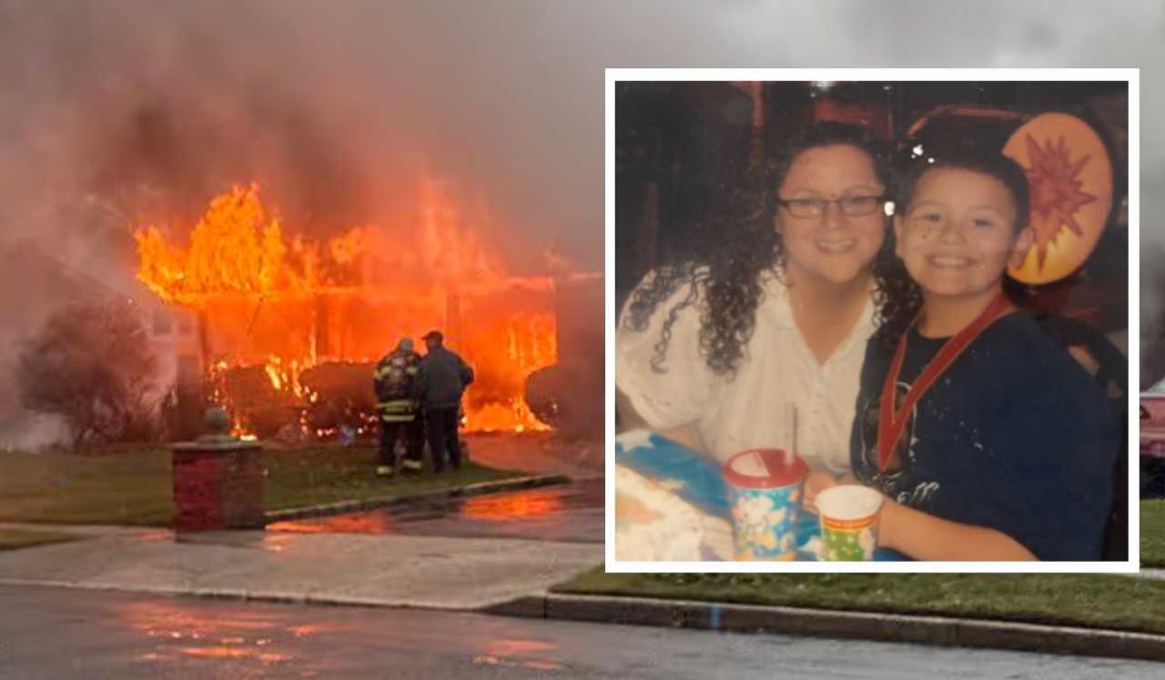 Christine Lehmann and her son, Nicholas, died inside their Smithtown house in a fire on Sunday, Nov. 30.
Christine Lehmann and her son, Nicholas, died inside their Smithtown house in a fire on Sunday, Nov. 30.