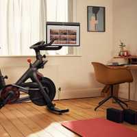 <p>A Peloton Bike+.</p>