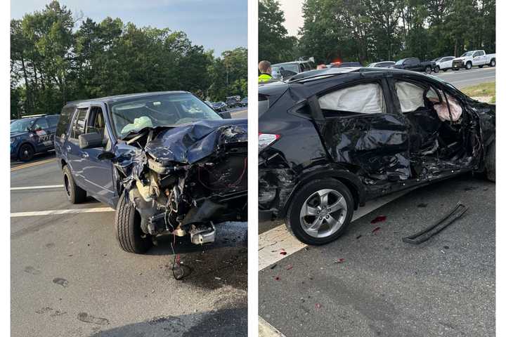 Passenger Airlifted After 3-Car Wreck: Manchester PD