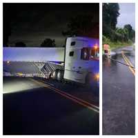 Truck Transporting Soda Overturns In Hunterdon County: Authorities