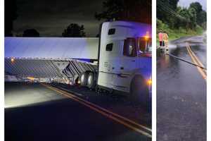 Truck Transporting Soda Overturns In Hunterdon County: Authorities