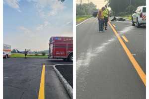 Person Airlifted In Motorcycle Crash: West Amwell FD