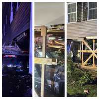Car Crashes Into Home: Mansfield Township FD