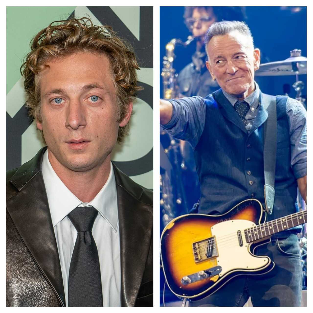 Jeremy Allen White plays Bruce Springsteen in a new movie. Jeremy Allen White plays Bruce Springsteen in a new movie.