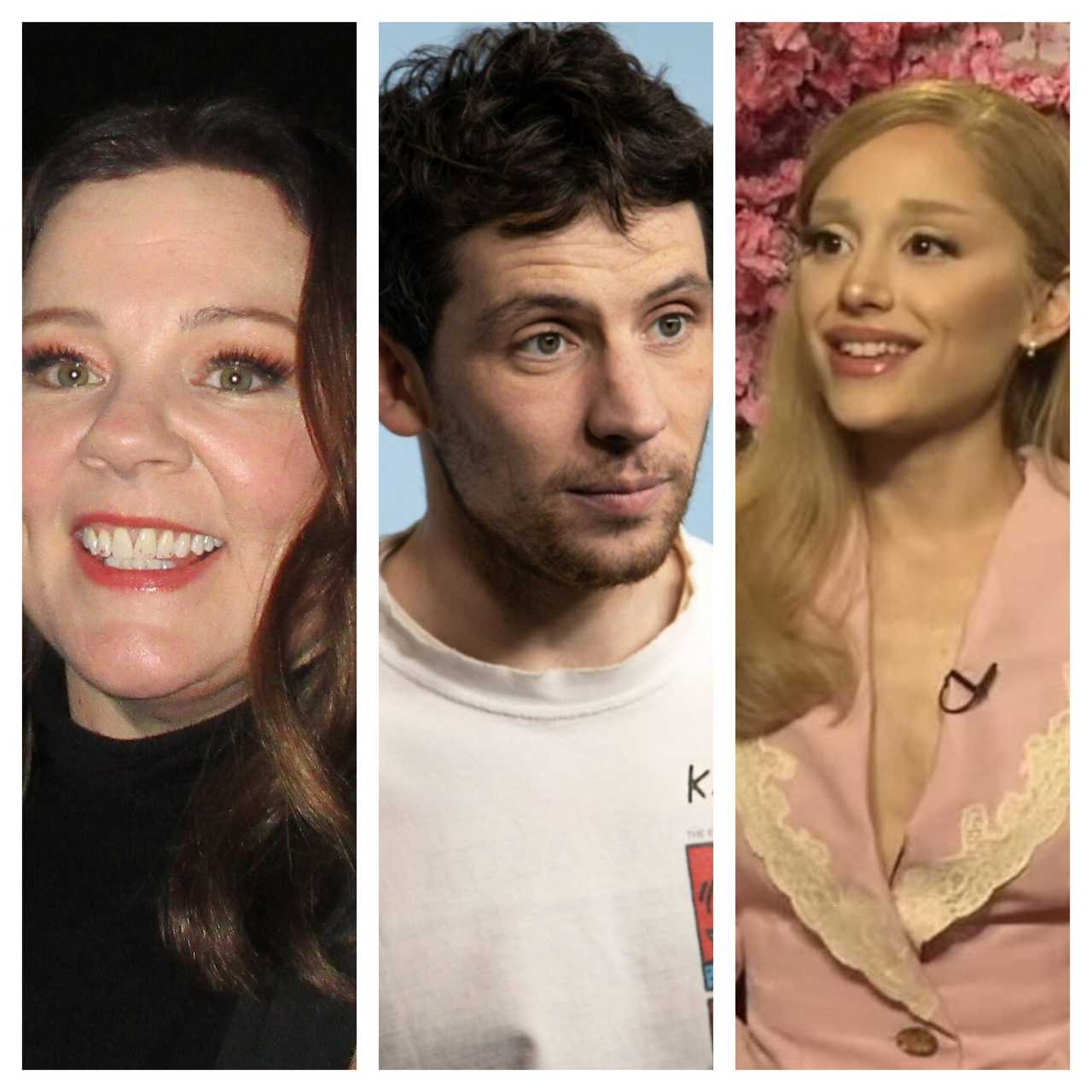 Melissa McCarthy, Josh O'Connor, Ariana Grande
