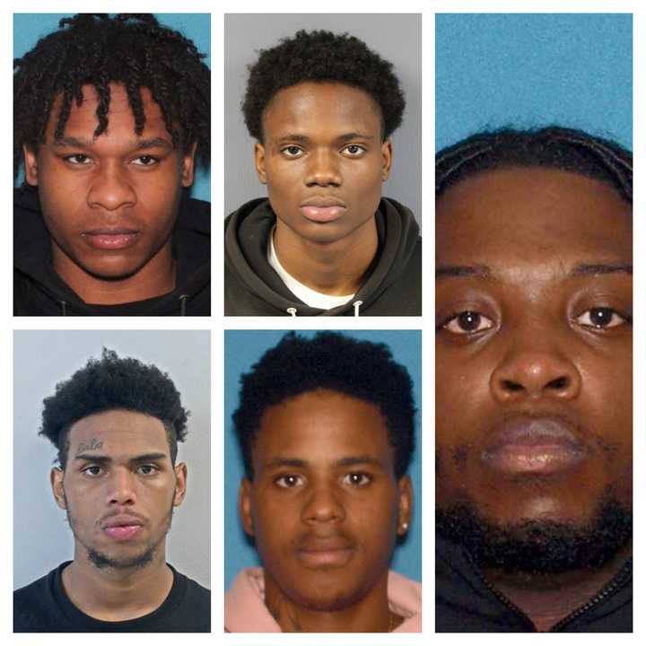 Five men and one juvenile have been charged with breaking into homes and stealing cars in Somerset County.