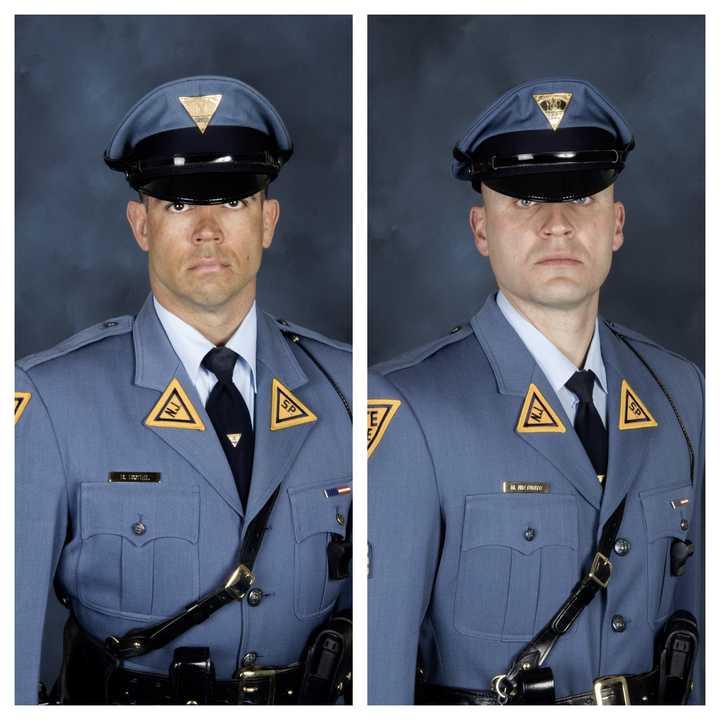 Sergeant Roy Rohel Jr. and Sergeant Marc Nietubyc.