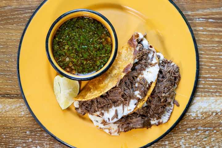 Birria taco from Central Taqueria in Morristown.