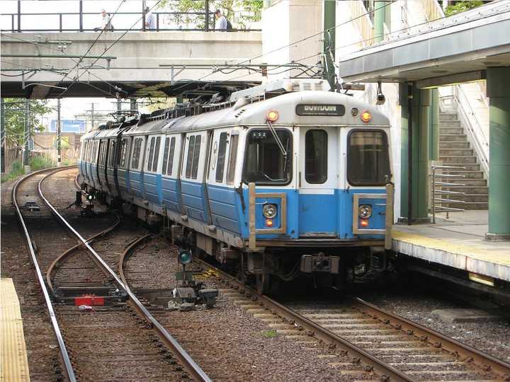 The MBTA's Blue Line train