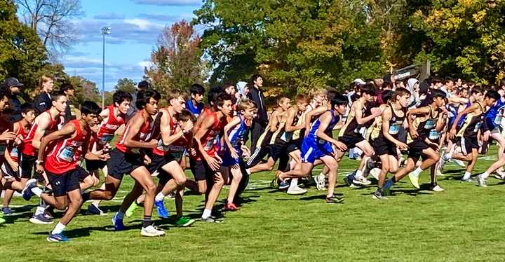 High school freshmen cross country runners are off to the races.&nbsp;