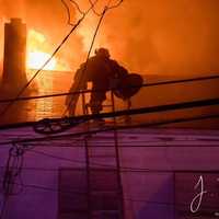 <p>Paterson house fire.</p>