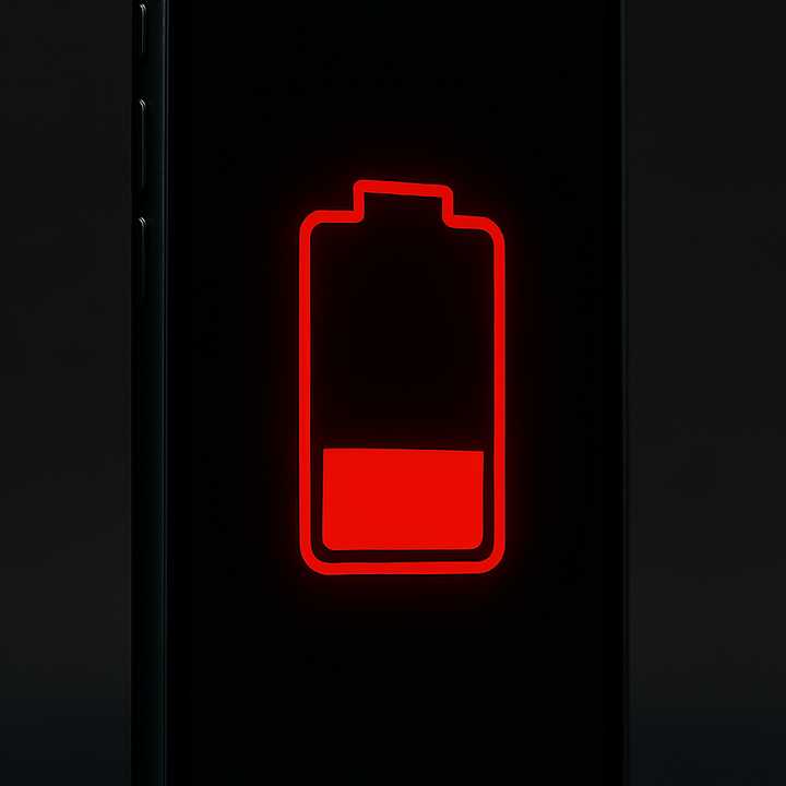 The study, which polled 2,000 US adults, found that this worry threshold hits well before the phone battery icon even turns red — a visual warning triggered when the charge drops below 20 percent.