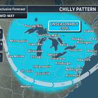 <p>After the brief warmup, colder air returns Wednesday night, May 6.</p>