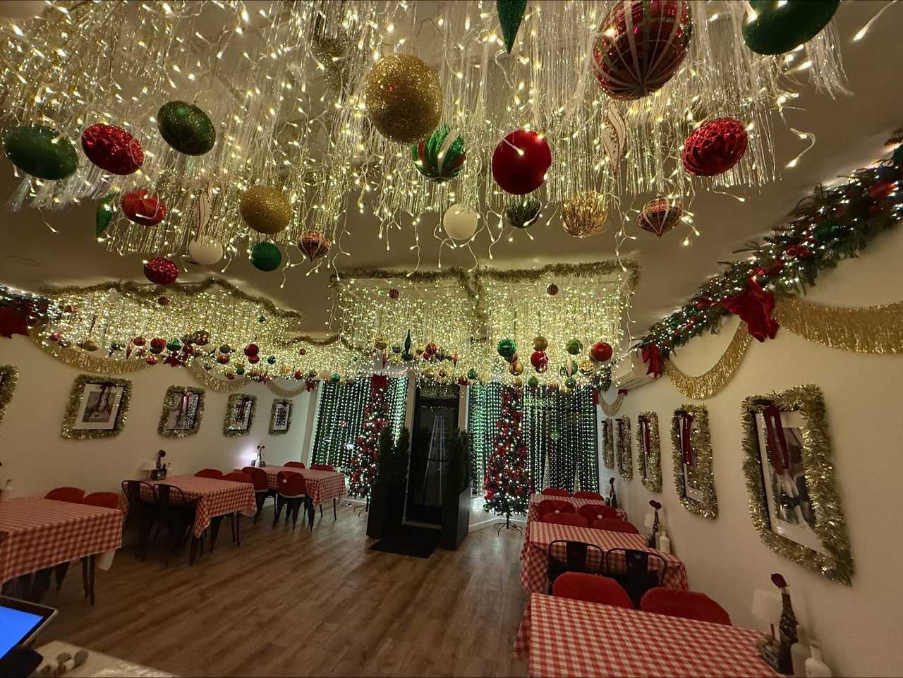 Constantino’s Pasta Bowls shows off its new Christmas look. 