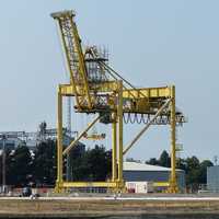 <p>A crane at the Port of Boston.</p>