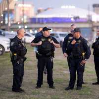 <p>A unit for the Department of Homeland Security stationed near the Caesars Superdome in New Orleans.</p>