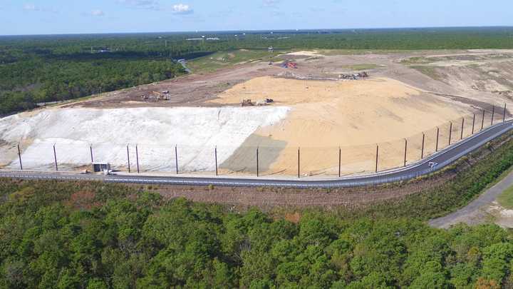 The Atlantic County Utilities Authority solid waste landfill in Egg Harbor Township, NJ.