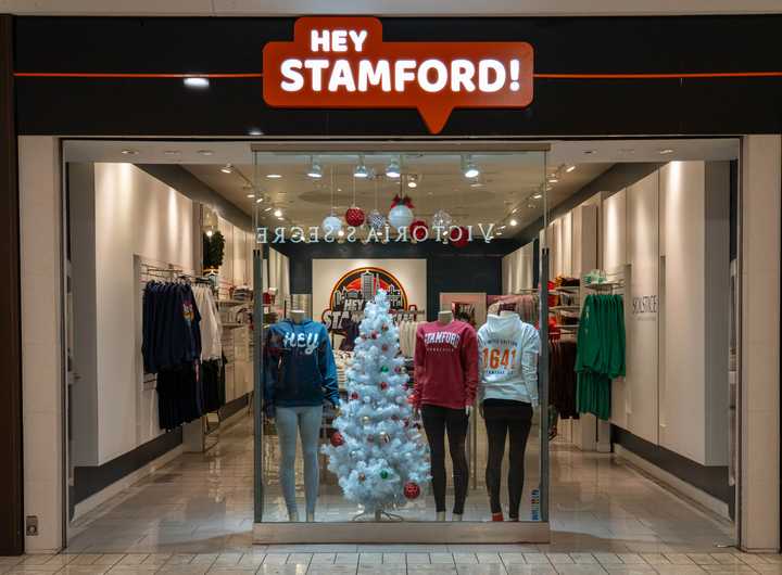 The new Hey Stamford! storefront at the Stamford Town Center.