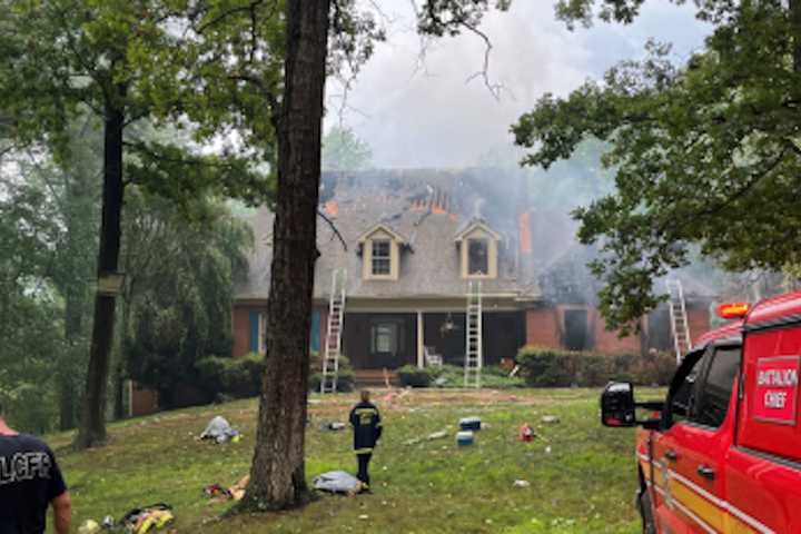 Family, Visiting Relatives Displaced By Loudoun County House Fire Sparked By Lightning