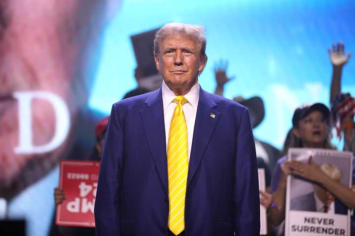 Former President Donald Trump at a "Chase the Vote" rally at Dream City Church in Phoenix, AZ, on June 6, 2024.