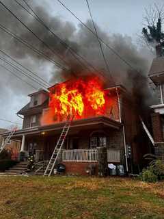 Flames Shoot From Third-Floor Windows In Two-Alarm Fire: Darby Officials