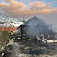 <p>The smokey fire on Corner Road in Montgomery Township.</p>