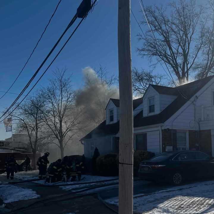 The scene of the Keller Street fatal fire.