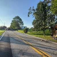 Helicopter Responds To Trash Truck Crash With Entrapment In Dover (DEVELOPING)
