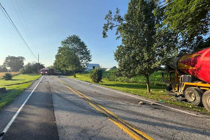 Helicopter Responds To Trash Truck Crash With Entrapment In Dover (DEVELOPING)