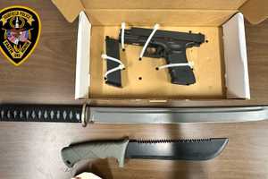 Sword, Machete, Airsoft Gun Gets Jersey City Man Arrested: Fairfield PD