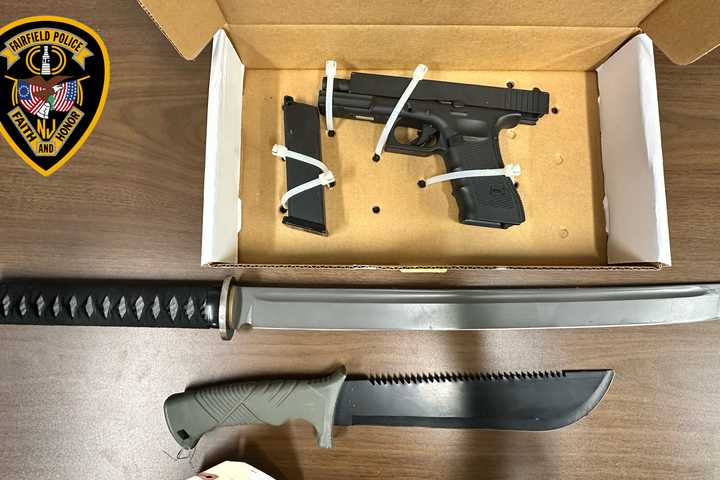 Sword, Machete, Airsoft Gun Gets Jersey City Man Arrested: Fairfield PD