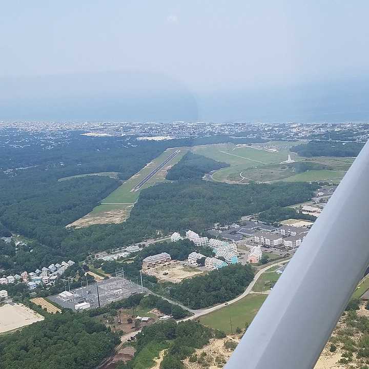 The plane landed near First Flight Airport in North Carolina.