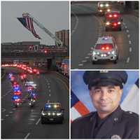 VIDEO: Procession For Slain NYPD Officer Rolls Through NJ In Powerful Tribute