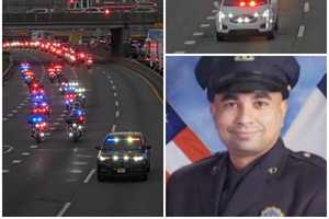 VIDEO: Procession For Slain NYPD Officer Rolls Through NJ In Powerful Tribute
