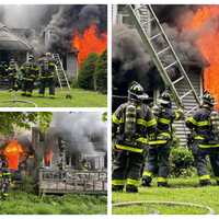 Fire Destroys Norwalk Home, Sends Firefighter To Hospital, Displaces 2