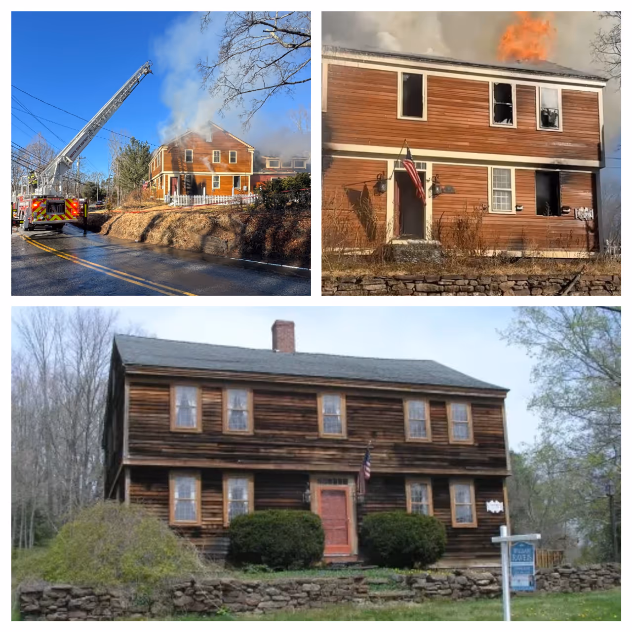 The Ithamar Parsons House, which dates to the 1730s, was destroyed in a Friday, Dec. 12, fire. The below photo shows what the home looked like before the blaze. 