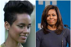 Alicia Keys, Michelle Obama In Montgomery County To Support Harris Campaign