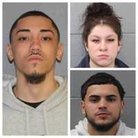 <p>Miguel Dones, left, Kiana Gonzalez, top right, and Noah Torres. 
  
</p>