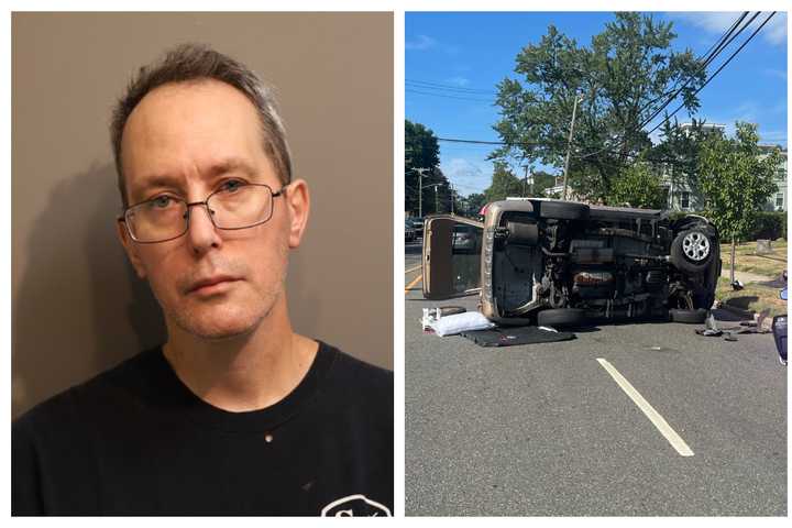 Intoxicated Driver Tried To Climb Back Into Car After Rollover Crash: Police