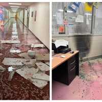 Double Trouble At CT High: Firefighters Tackle Major Leak, Minor Pre-Dawn Fire Hours Apart
