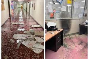 Double Trouble At CT High: Firefighters Tackle Major Leak, Minor Pre-Dawn Fire Hours Apart
