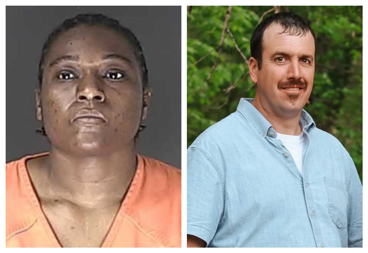 Track and field star Khayla Dawson, 27, is accused of fatally stabbing 38-year-old Uber driver Jeremy Campbell and dumping his body in a field, authorities said. 