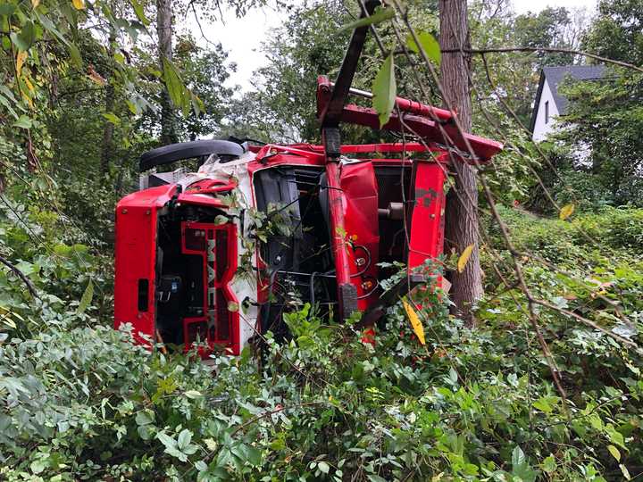 Maryland Garbage Truck Crash Topples Utility Pole, Knocks Out Power In ...