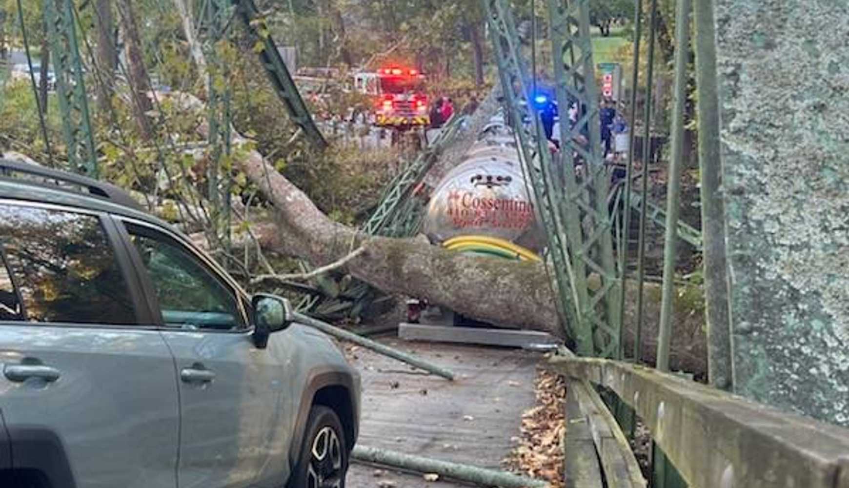 
The scene of the bridge collapse in Baltimore County.
  

