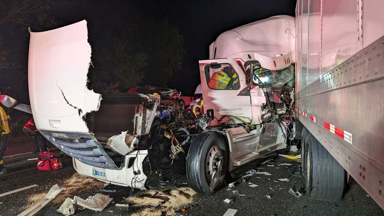 TractorTrailer Crash, Fuel Spill Closes I95 (Photos) North East