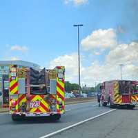 <p>The Montgomery County truck fire.</p>