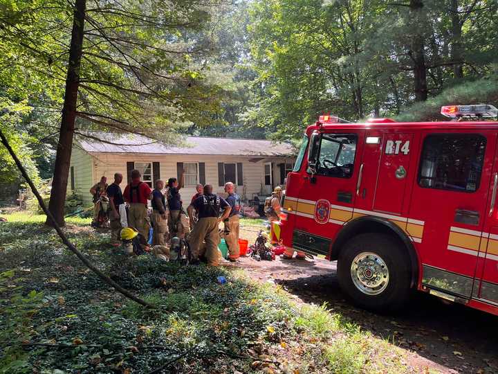 The scene of the Germantown fire.