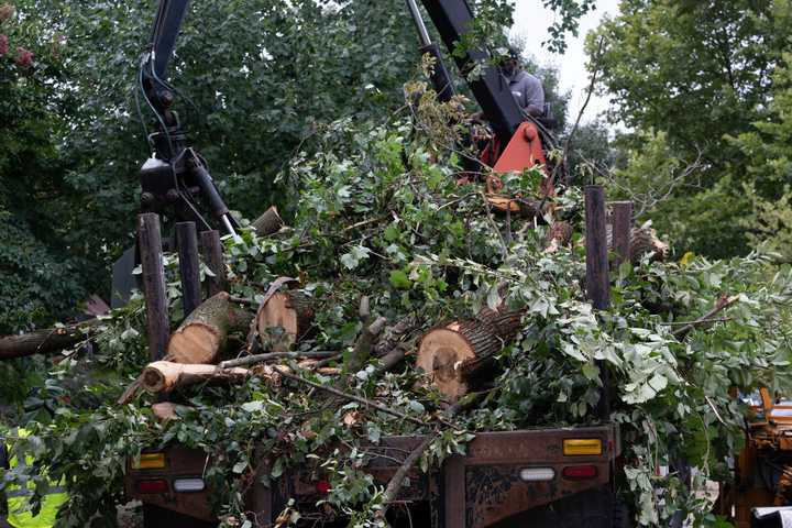 Some of the clean-up efforts in Baltimore.