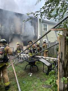 Two-Alarm Townhouse Fire Forces Evacuation Of Fairfax County Residents