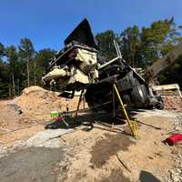 <p>The scene of the Harford County construction site.</p>